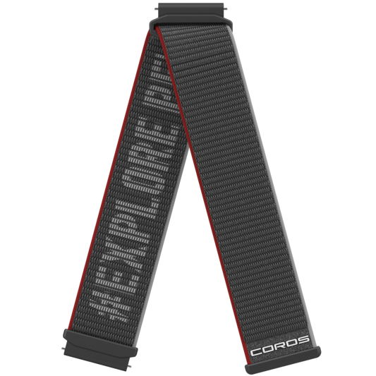 Front view of the 22mm Nylon Band in Black.