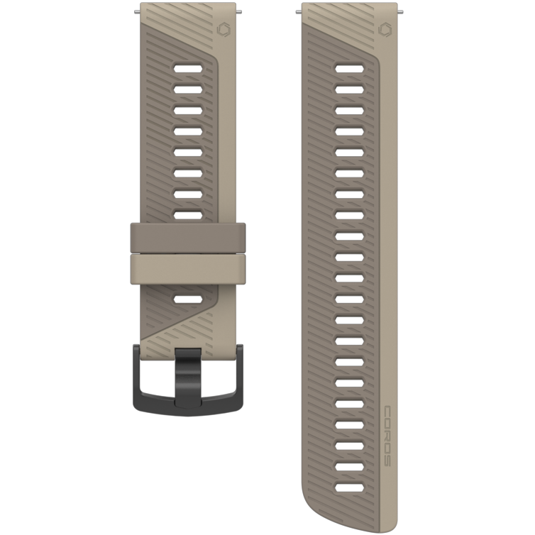 Front view of the 22mm Silicone Band in Gobi.