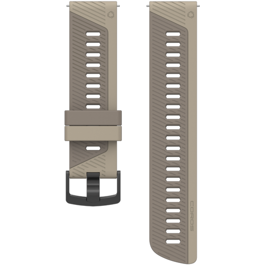 Front view of the 22mm Silicone Band in Gobi.