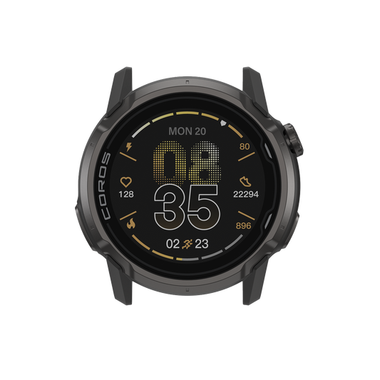 Front view of the COROS APEX 4 42mm Watch Body Black