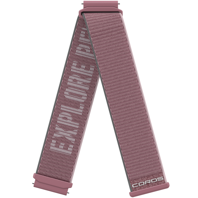 Front view of the APEX 2 Pro Nylon Band - Dusty Pink.