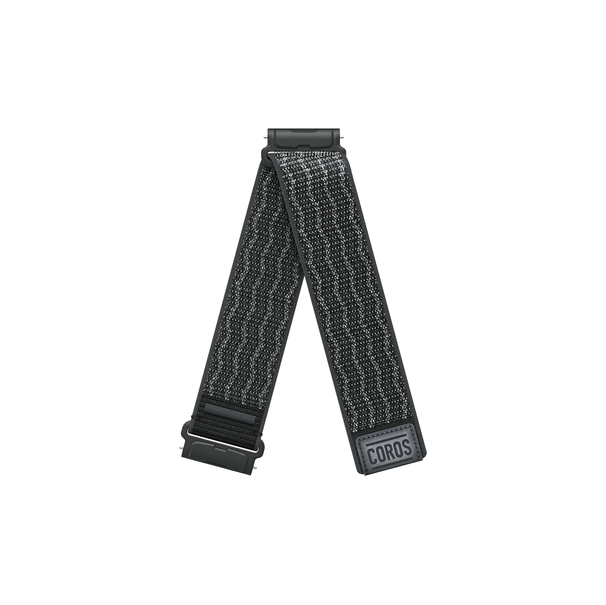Front view of the COROS NOMAD Nylon Band - Dark grey