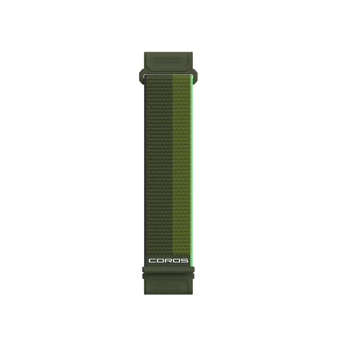 Front view of the 26mm Nylon Band Green