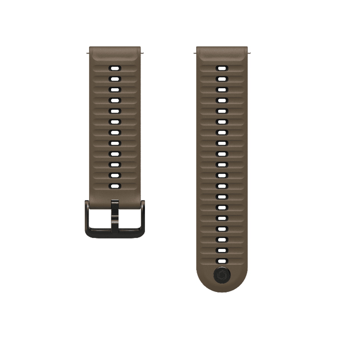 coros nomad silicone band brown