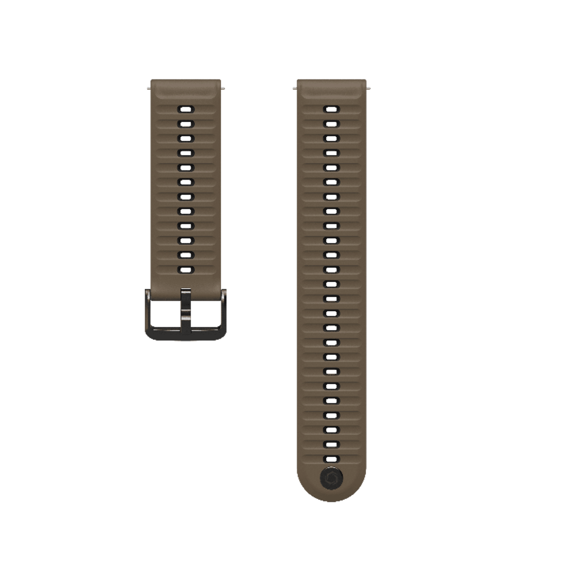 coros nomad silicone band brown, long