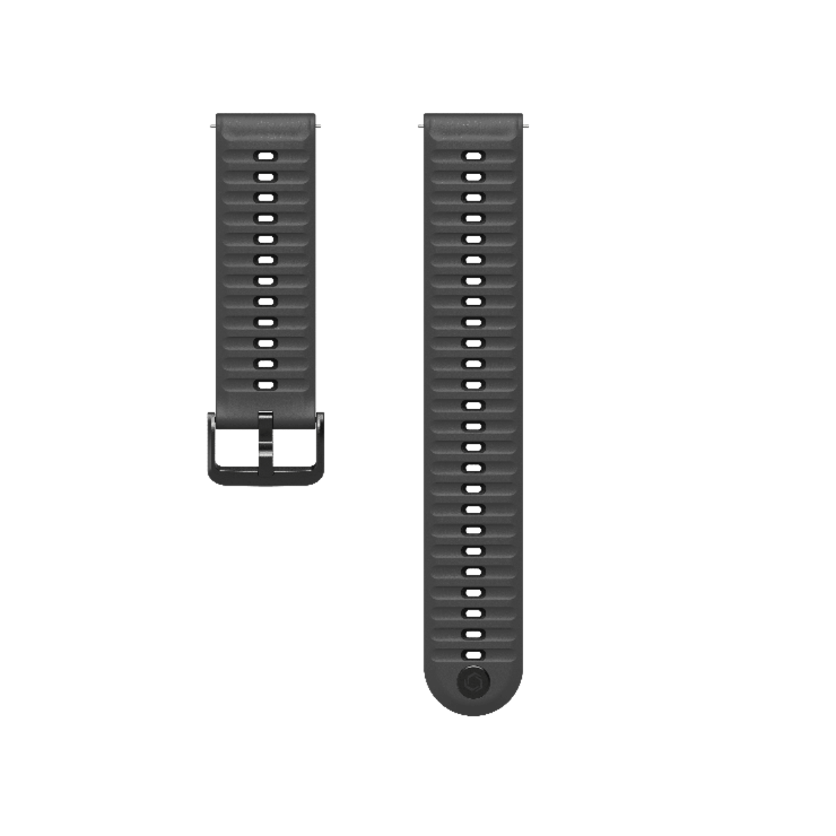 coros nomad silicone band dark grey long