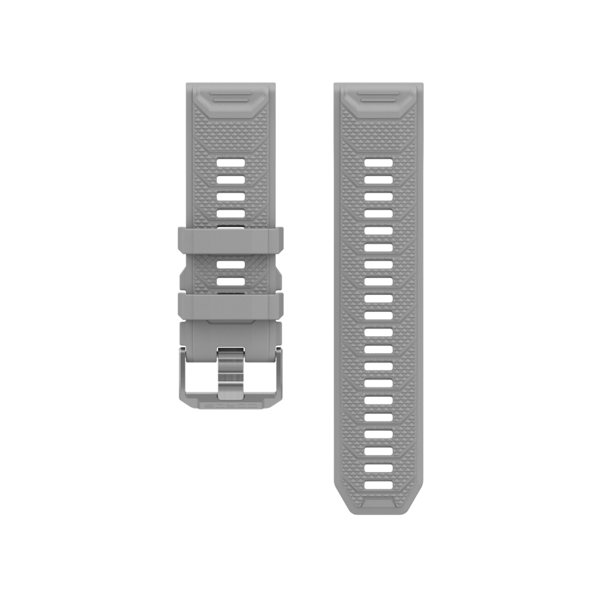 Front view of 26mm Silicone Band Moon