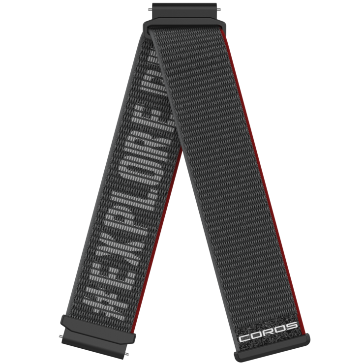 Front view of the 20mm Nylon Band in Black.