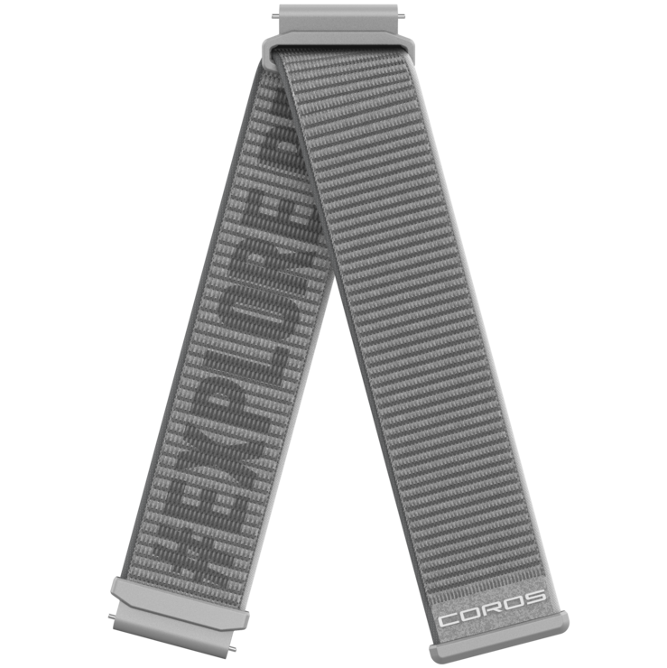 Front view of the 20mm Nylon Band in Grey.