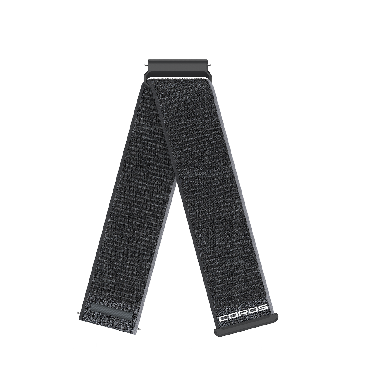 Front view of the COROS APEX 4 22mm Band in Nylon / Black