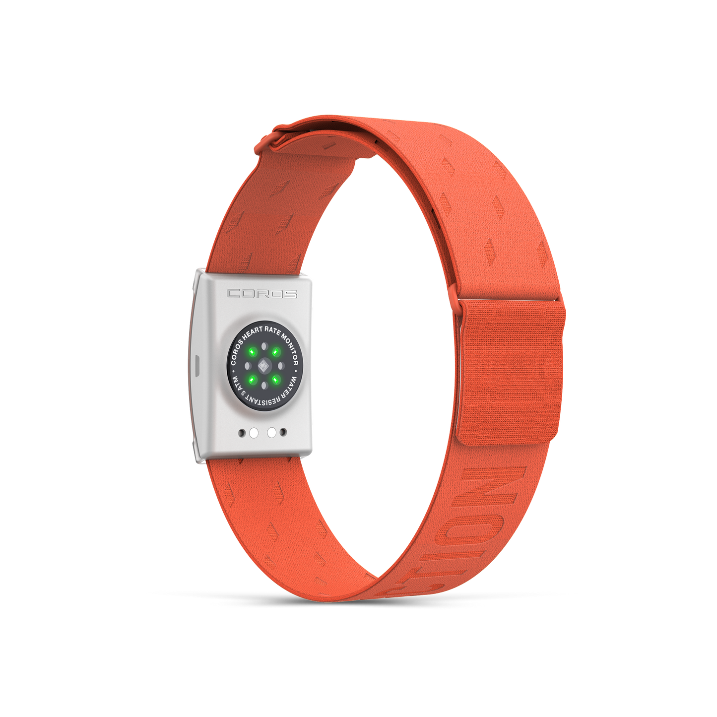 Back view of the COROS Heart Rate Monitor in orange