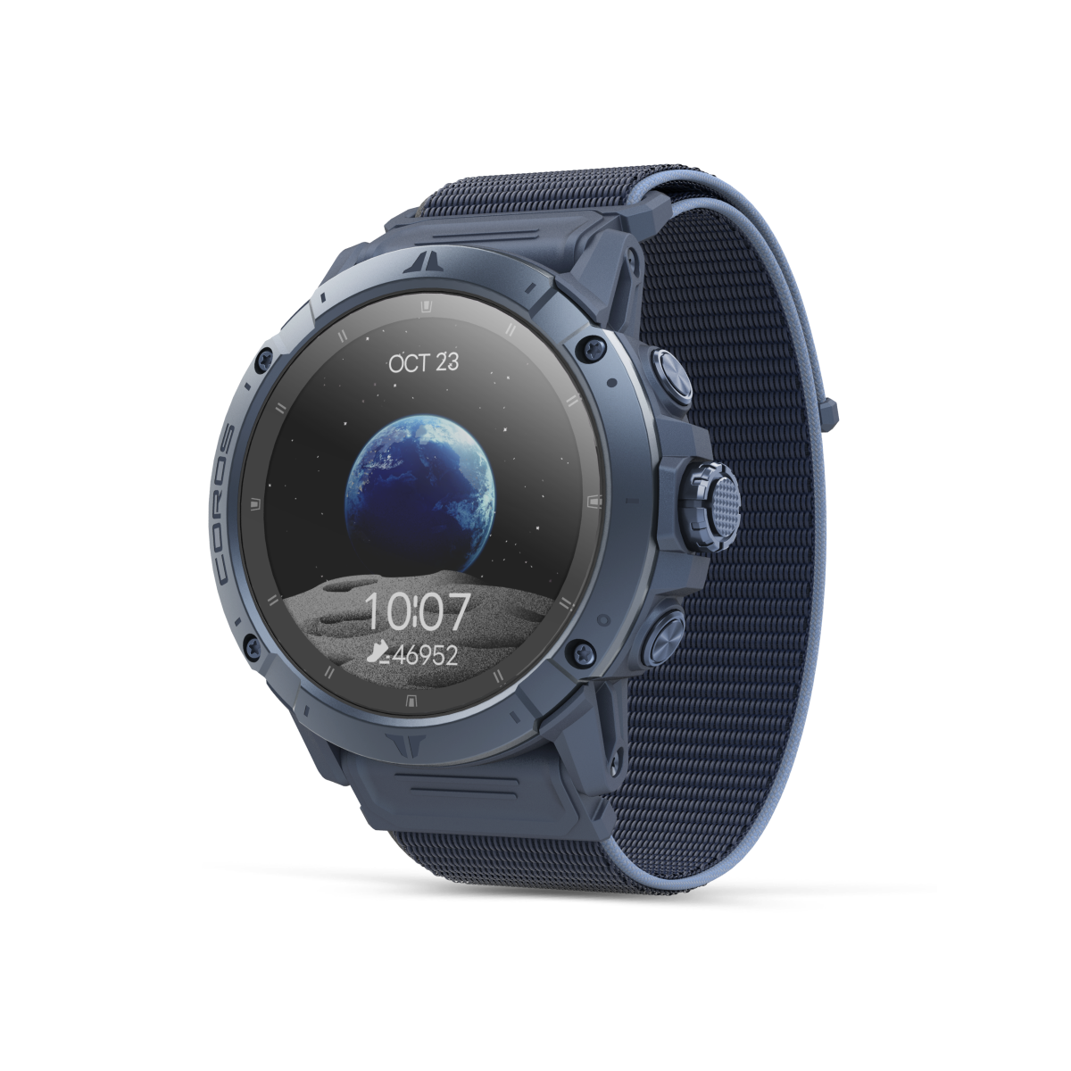 Side view of the COROS VERTIX 2S GPS Adventure Watch Earth