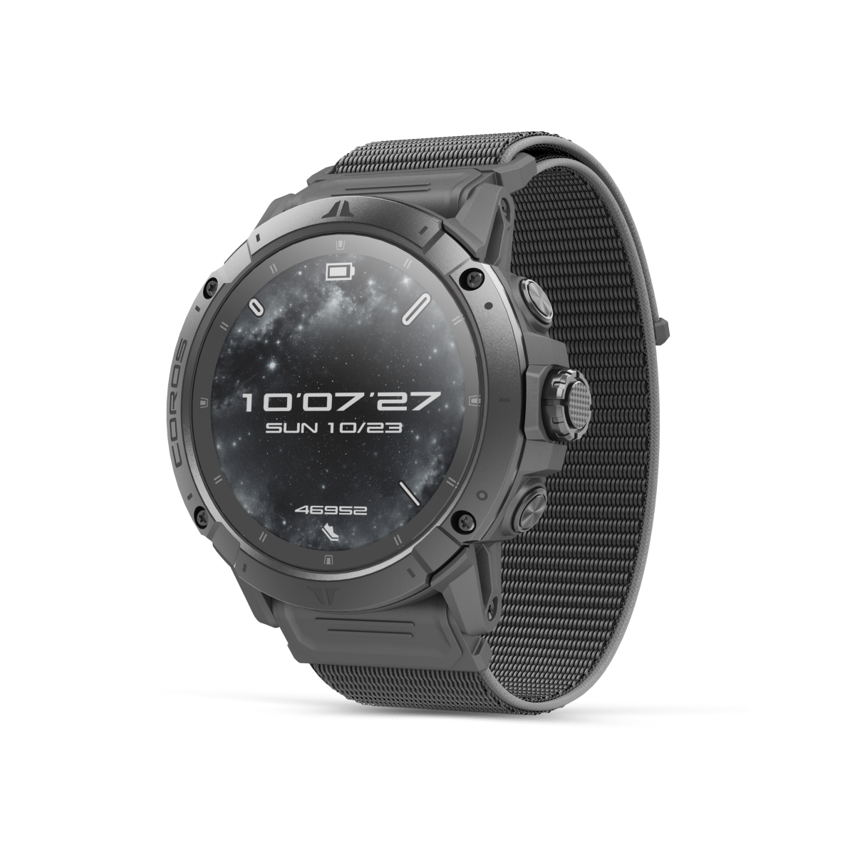 Side view of the COROS VERTIX 2S GPS Adventure Watch Space