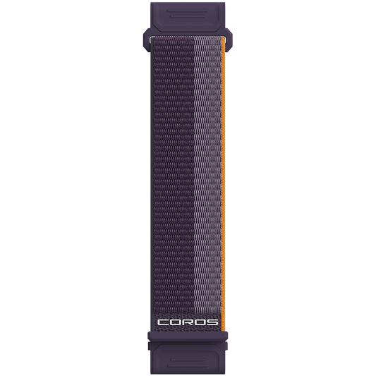 Front view of the 26mm Nylon Band in Purple.